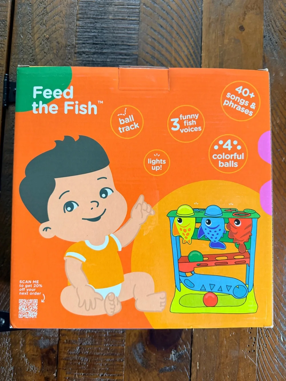 Feed the Fish Interactive Fish Toy - Multicolor